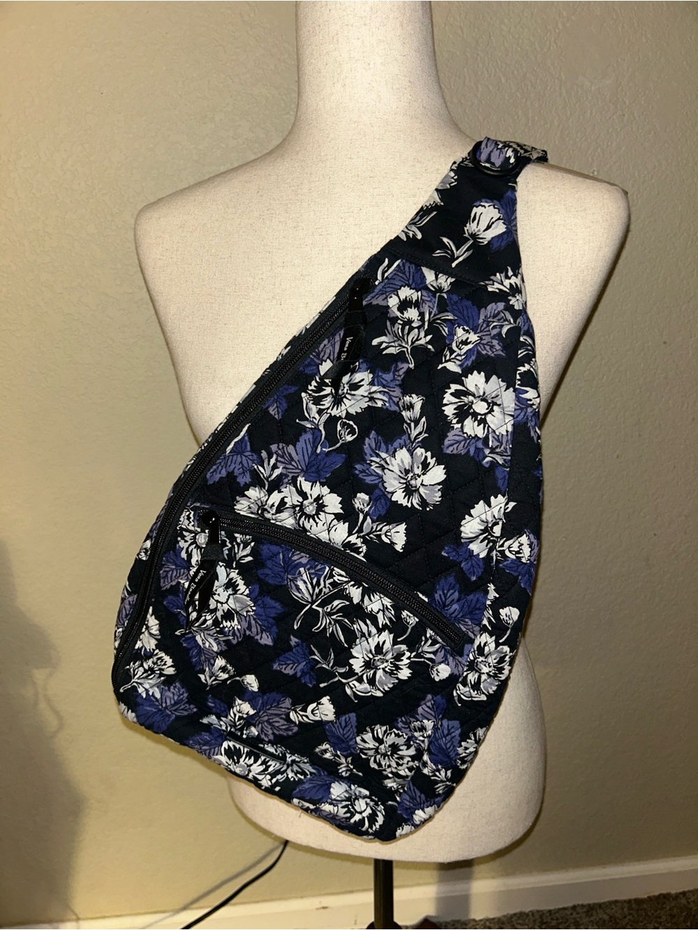 Vera Bradley Floral Crossbody Sling Bag Backpack